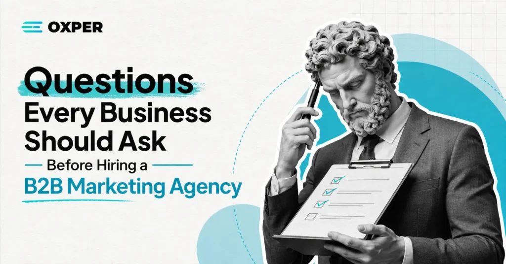 how to choose a B2B marketing agency